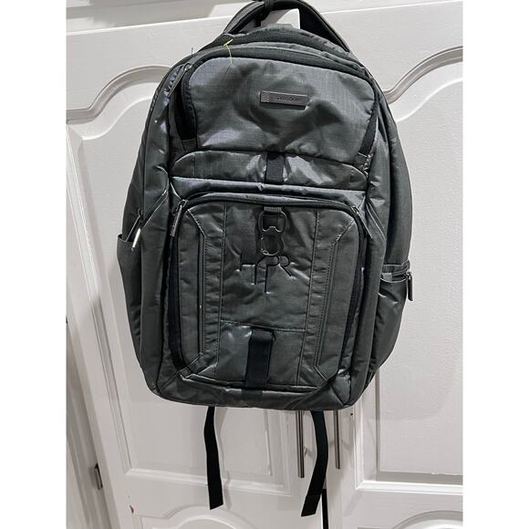 Samsonite Tectonic Easy Rider Laptop Backpack Black Travel Business Computer Bag - Picture 4 of 9